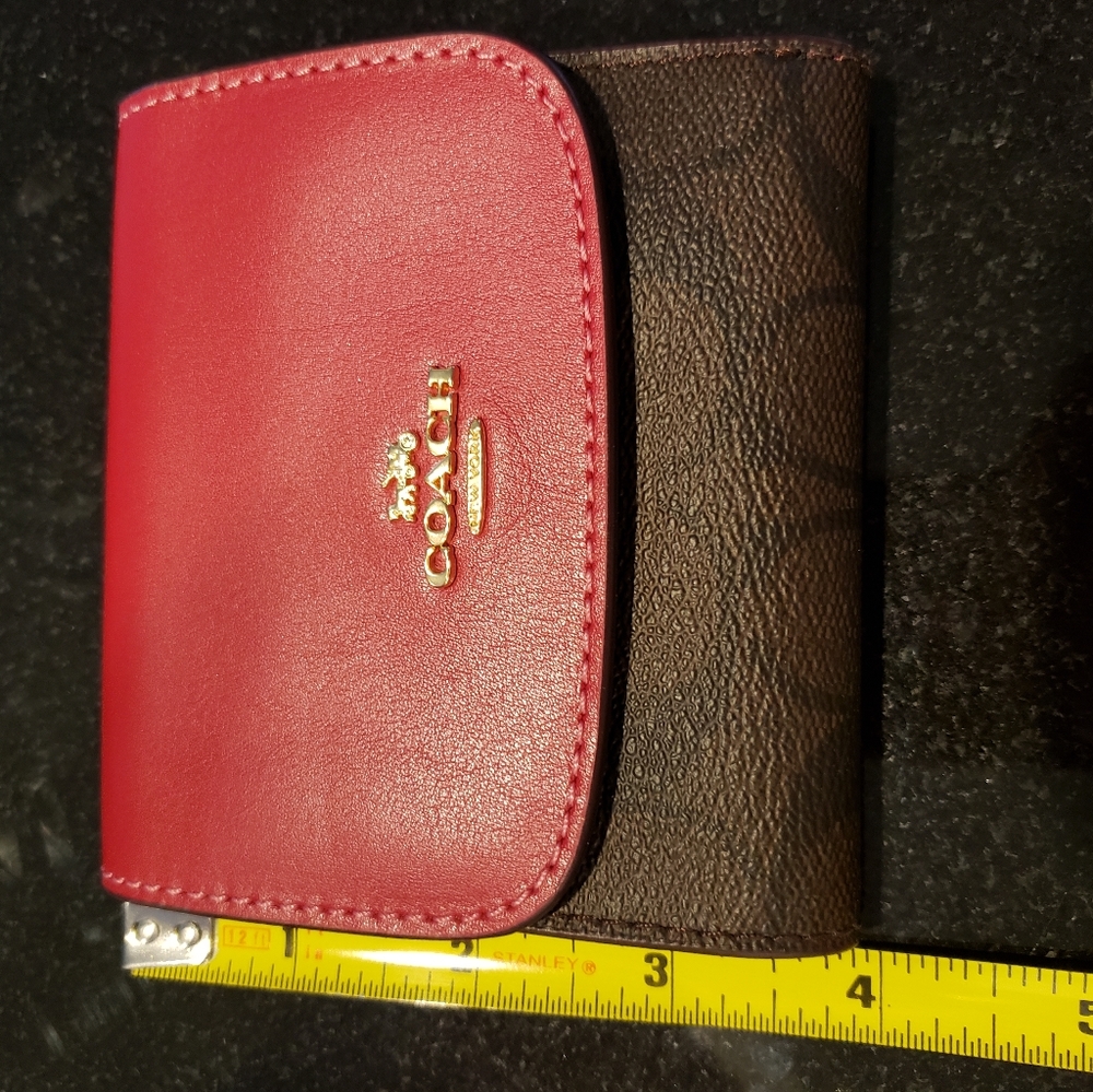 Coach trifold wallet, New w tags!